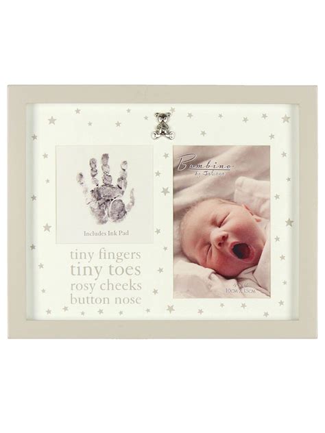 Bambino by Juliana New Baby Hand Print and Photo Frame Gift | Baby ...