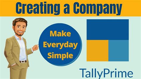 Create a Company in Tally Prime | Tally Prime Tutorial - YouTube