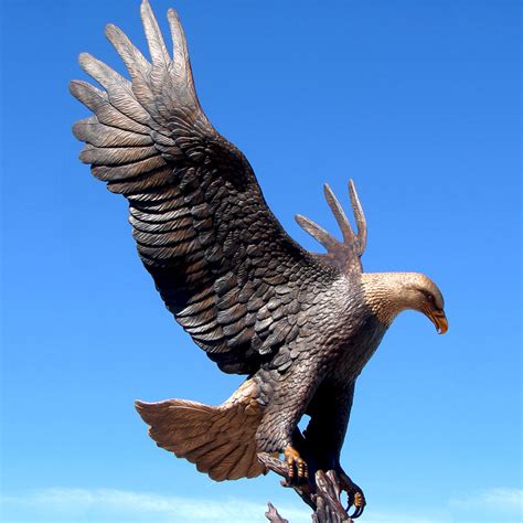 Bronze metal eagle sculptures - bronze statue|garden art sculpture