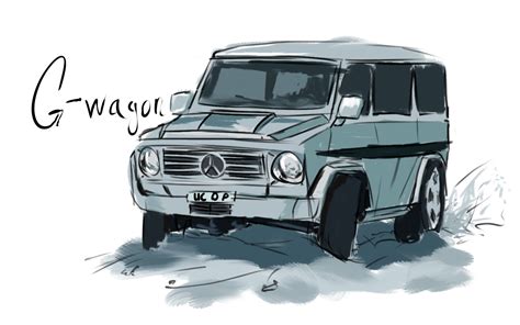 G Wagon sketch by UcopC on DeviantArt