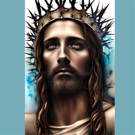 AI Art DOWNLOAD Picture of Jesus AI Art Downloadable - Etsy Denmark