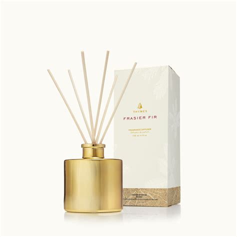 Frasier Fir Gilded Gold Petite Diffuser | Home Fragrance