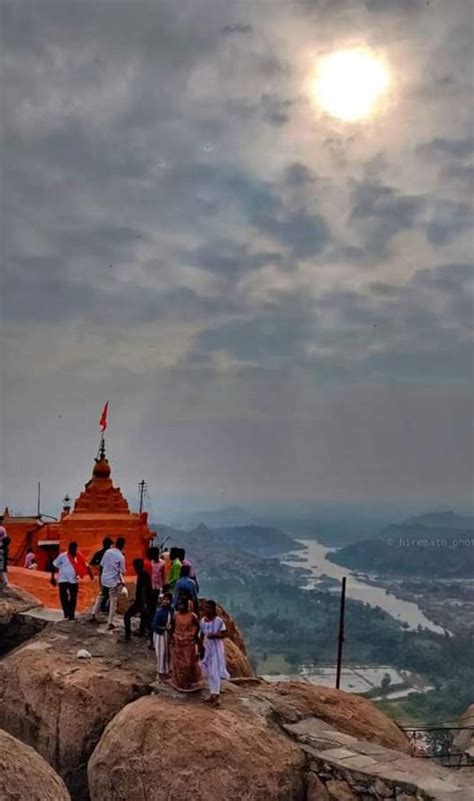 Anjanadri Hill - The Birth Place Of Lord Hanuman . Hampi | Karnataka ...