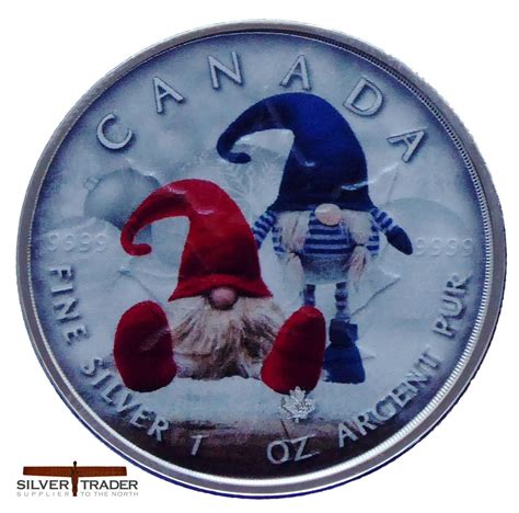 2022 Santas Elfs Canadian Maple 1oz Silver Bullion Coin