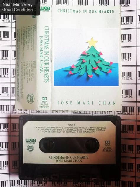 Jose Mari Chan Christmas in our Hearts Cassette Tape Original Cassette ...