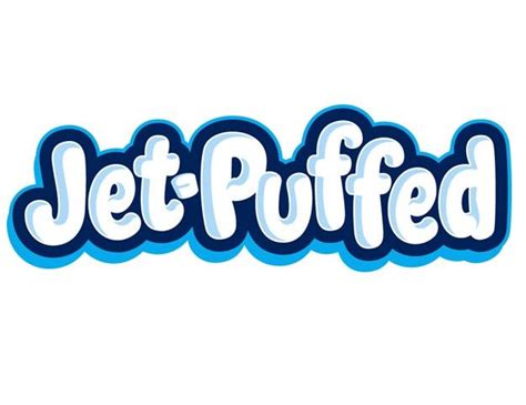 Jet-Puffed marshmallows text logo | Nature logo design, Graphic design ads, ? logo