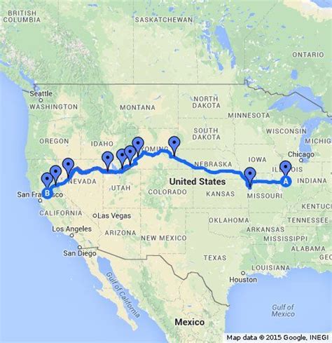 Donner Party Route | Donner party, Route, Map