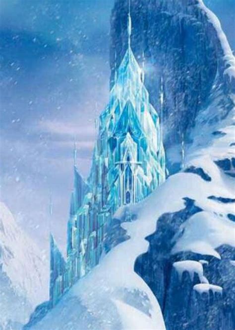 Beautiful ice castle made by Elsa in the new movie Frozen | Frozen castle, Frozen backdrop, Ice ...