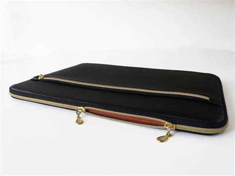 Black Leather Laptop Case 17 Inch Laptop Sleeve 17.3 Inch - Etsy