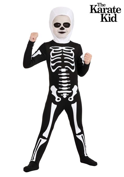 Karate Kid Toddler Skeleton Suit Costume