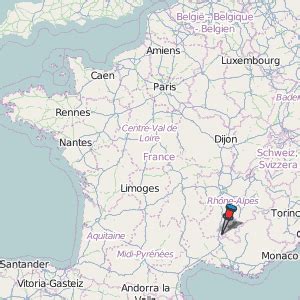 Viviers Map France Latitude & Longitude: Free Maps