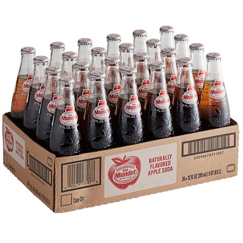 Sidral Mundet Apple Soda 12 fl. oz - 24/Case