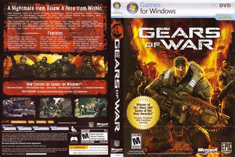 PC Games CD Cover: Gears Of War