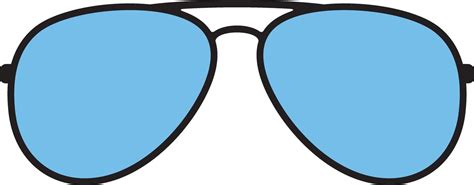 Aviator sunglasses color 2387507 Vector Art at Vecteezy