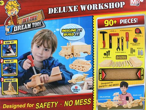 Wood Workshop Kit For Kids Craft Kit Construction Toy - Walmart.com