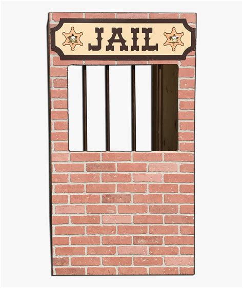 Transparent Jail Cell Bars Png - Old West Jail Prop, Png Download - kindpng