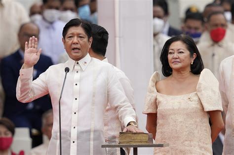 Ferdinand Marcos Jr. is officially inaugurated as the Philippine leader ...