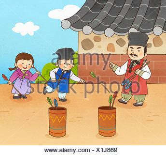 Traditional Korean game, Tuho Stock Photo - Alamy