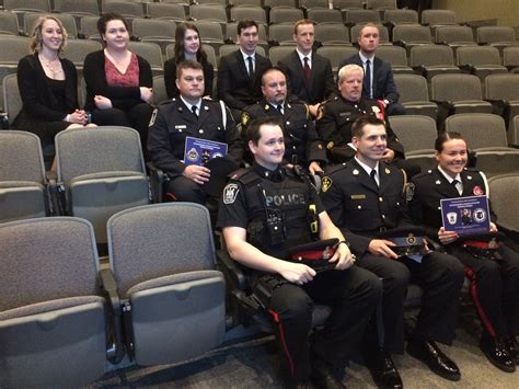 Third Annual Fleming College Outstanding Police Officer Service Awards : Fleming College