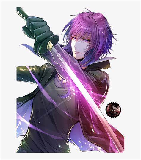 Anime Dude With Purple Hair - Goimages County