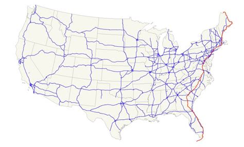 U.s. Route 1 - Wikipedia - Map Of I 95 From Florida To New York ...