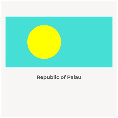 Premium Vector Palau Map Flag And National Emblem - vrogue.co