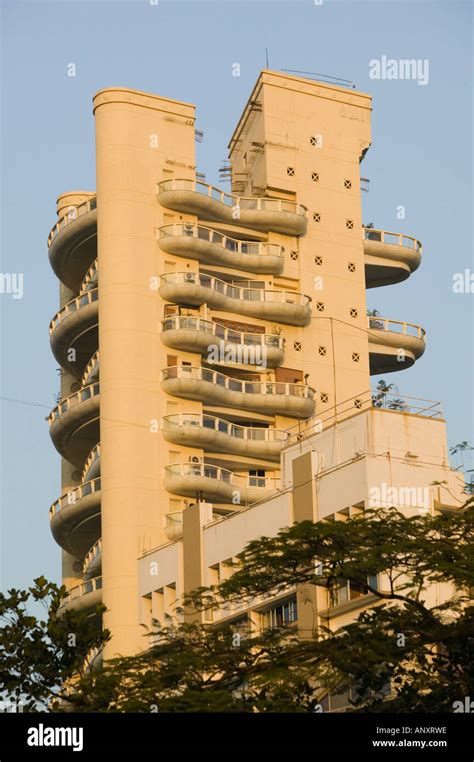 INDIA, Mumbai (Bombay): Colaba Area Architecture: Buckley Court ...