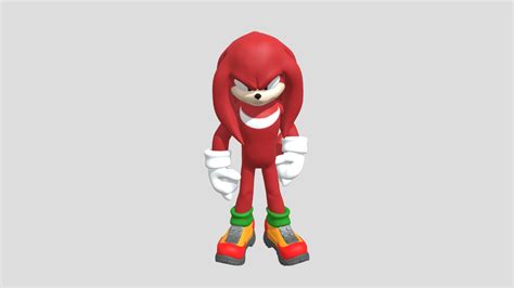 Sonic The Hedgehog Movie 2 Knuckles - Download Free 3D model by ...