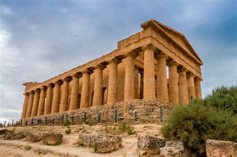 Concordia Temple stock image. Image of history, sicily - 31633655