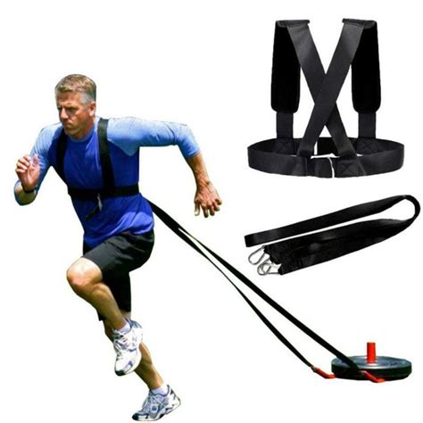 Fitness Speed Training Vest Universal Adjustable Shoulder Strap Black Band Rope Cord Kit Trainer ...