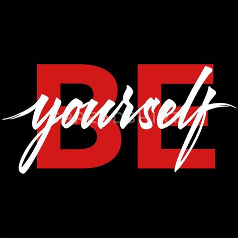 'Be Yourself' Men's Premium T-Shirt | Spreadshirt | Tipografi, Baskı, Tişört modelleri