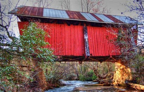 South Carolina's Most Impressive Historic Covered Bridge | Covered bridges, South carolina ...