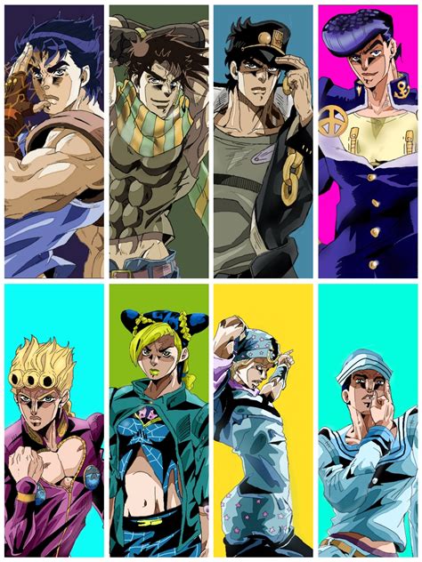 I drew all Jojos in the part 3 anime style. How'd i do? [Fanart] : r/StardustCrusaders