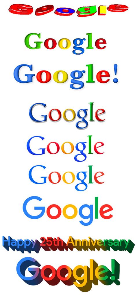 Google's 25th Anniversary by VictorZapata246810 on DeviantArt