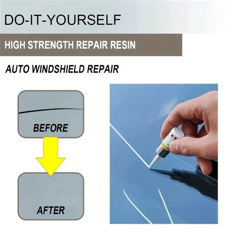 Car Windshield Repair Kit, Glass Crack Repair Tool, Quick Fix Windshield Repair Kit For Fixing ...