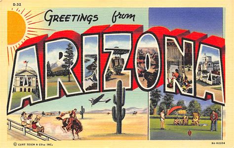 Vintage Lot of Arizona Postcards Southwest Postcards Postcards Stationery jan-takayama.com