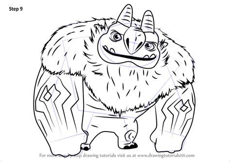 Learn How to Draw AAARRRGGHH!!! from Trollhunters (Trollhunters) Step ...