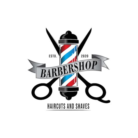 Premium Vector | Barbershop logo design, illustration.