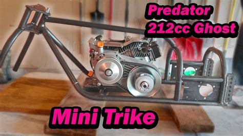 Predator 212 Ghost Mini Trike || Completing the Frame - YouTube