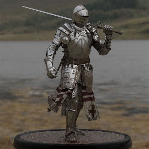 ArtStation - Medieval Knights Models - Crowd - Turntable video., David ...