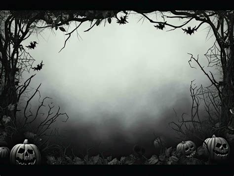 Spooky Halloween background with dead trees, jack o lanterns and bats design 27220221 Stock ...