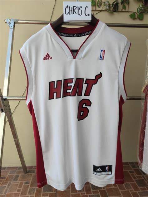 LEBRON JAMES HEAT JERSEY, Men's Fashion, Activewear on Carousell