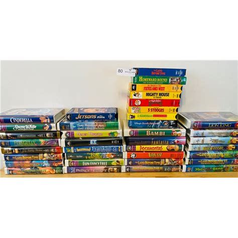 Kids VHS Disney Clamshells and More - Beck Auctions Inc.