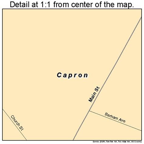 Capron Virginia Street Map 5112904