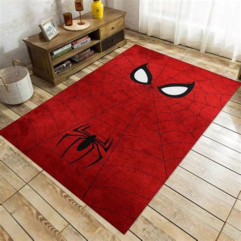 Spiderman Rug, Spider Man Rug, Kids Room Rug, Gift for Him, Popular Rug, Boy Room Rugs, Custom ...