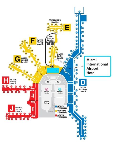 Miami Airport Gate Map - China Map Tourist Destinations