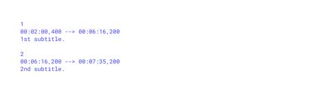 Subtitle File Formats Overview — Clideo