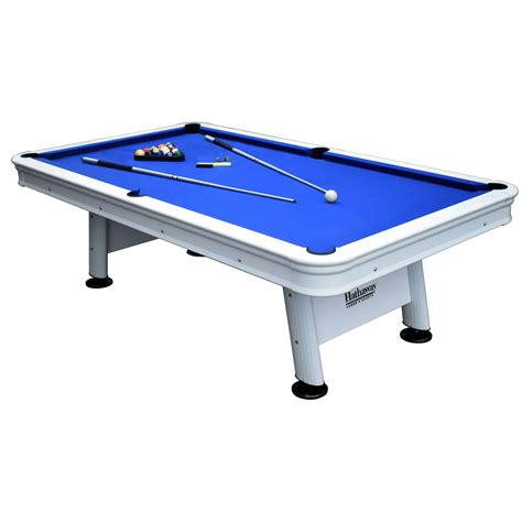 Alpine 8 Ft Outdoor Pool Table with Aluminum Rails & Waterproof Felt - Pool Warehouse
