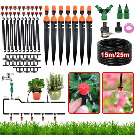 Irrigation Kit 15/30M Automatic Drip Irrigation System for Garden ...