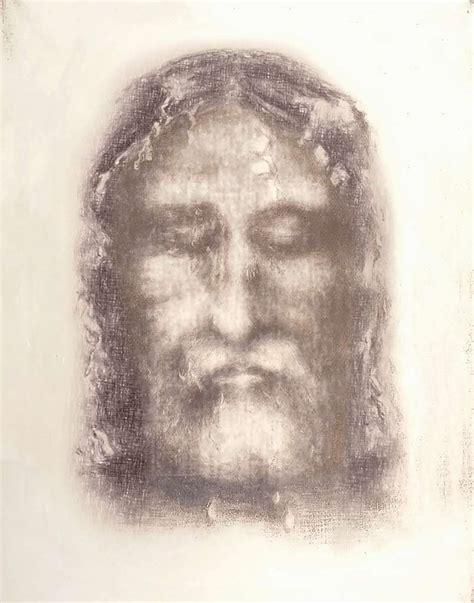 Holy Face of Jesus from Shroud of Turin (1909) - PICRYL - Public Domain ...